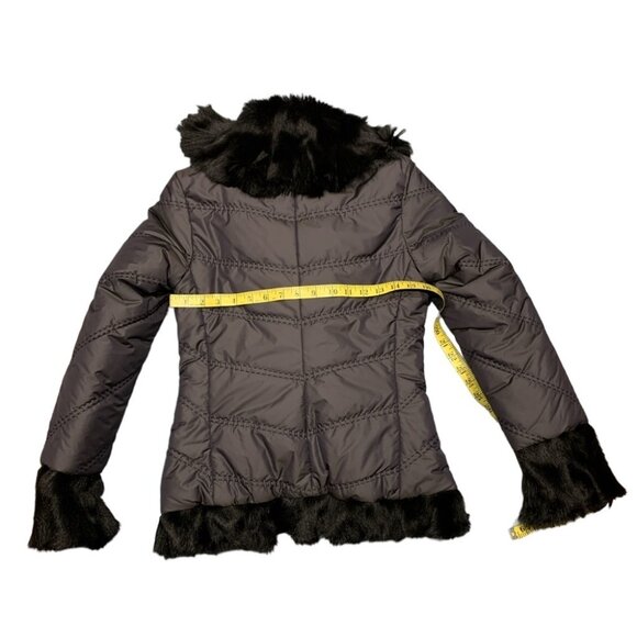 Designer Roberta Scarpa 100% Kidfur Trimmed Jacket - Picture 3 of 12